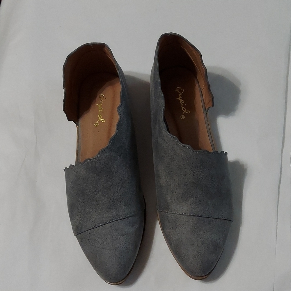 QUPID Gray Bootie Size 5.5